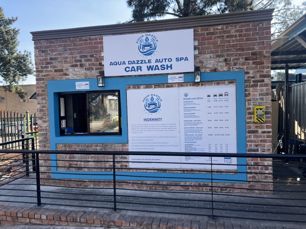Car Wash Pricing & Services at Aqua Dazzle Auto Fourways